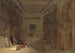 La salle hypostyle du grand tempel i Abou Simbel Egypten - David Roberts — visning af kunstværket