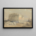 Le Temple de Baalbek - David Roberts — indrammet kunstværk på væggen