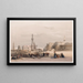 L'Entrée de la citadelle du Caire - David Roberts — indrammet kunstværk på væggen
