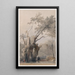 Reproduktion af maleriet L'arbre sacré de Metereah - David Roberts