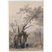 Reproduktion af maleriet L'arbre sacré de Metereah - David Roberts