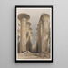 Reproduktion af maleriet Thèbes Store Sal i Karnak 28. november 1838 - David Roberts