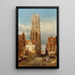 Reproduktion af maleriet af Tour de l'église de Saint Rombouts Malines - David Roberts