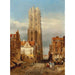 Reproduktion af maleriet af Tour de l'église de Saint Rombouts Malines - David Roberts