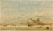 Venise, Udsigt over Basilikaen Santa Maria della Salute - David Roberts — visning af kunstværket