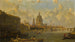 Vue depuis le pont de Waterloo embrassant Saint-Paul, Somerset House et Temple - David Roberts — visning af kunstværket