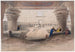 Vue depuis le portique du temple d'Edfou, Haute-Égypte - David Roberts — visning af kunstværket