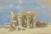 Vue de Kom Ombo - David Roberts — visning af kunstværket
