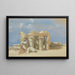 Vue de Kom Ombo - David Roberts — indrammet kunstværk på væggen