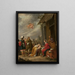 Adoration des Mages - David Teniers den Ældre — indrammet kunstværk på væggen