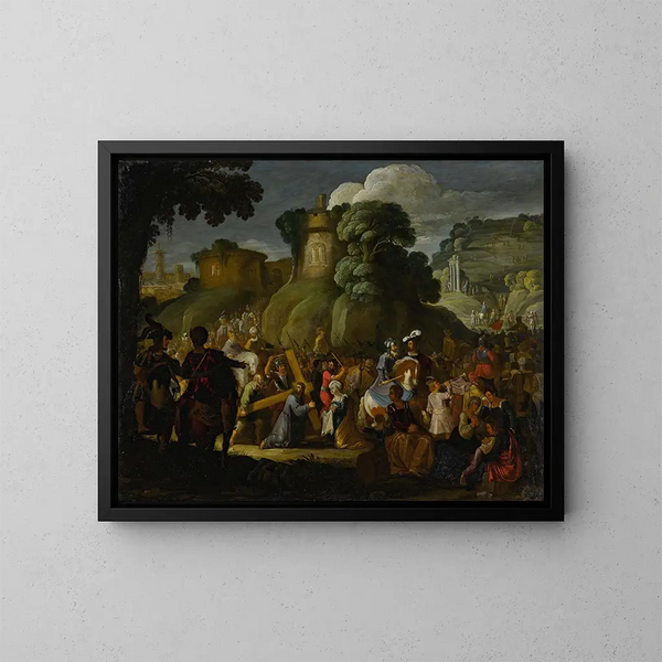Christ på vejen til Calvariet - David Teniers den Ældre — indrammet kunstværk på væggen