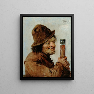David Teniers The Younger - A Peasant holding a Glass.webp