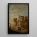 Eftermiddag - David Teniers den Yngre — indrammet kunstværk på væggen