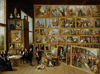 David Teniers The Younger - Archduke Leopold William in his Gallery at Brussels.webp