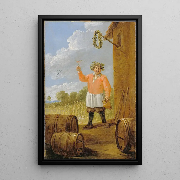 Reproduktion af maleriet Efterår - David Teniers den Yngre