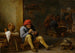 Landbrugsmaleri i en kro, der tænder sin pibe - David Teniers den Yngre — visning af kunstværket