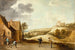 Landskab med bønder, der spiller petanque foran en kro - David Teniers den Yngre — visning af kunstværket