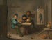 Landmandsmaleri i en kro - David Teniers den Yngre — visning af kunstværket