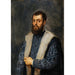 Reproduktion af maleriet Portrait af en mand efter Titien - David Teniers den Yngre