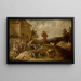 Jægere i hvile - David Teniers den Yngre — indrammet kunstværk på væggen