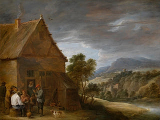 Taverne-scene - David Teniers den Yngre — visning af kunstværket