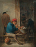 Scène de taverne avec fumeurs - David Teniers le Jeune — visning af kunstværket