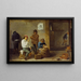 De Røgere - David Teniers den Yngre — indrammet kunstværk på væggen