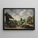 La Récolte du vin - David Teniers le Jeune — indrammet kunstværk på væggen
