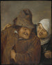 To bønder med et glas vin - David Teniers den Yngre — visning af kunstværket