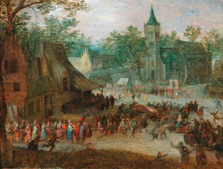 En landsbyfestival - David Vinckboons — visning af kunstværket