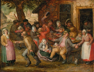 Fête des paysans - David Vinckboons — visning af kunstværket