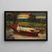La Dame de Shalott - David Wilkie Wynfield — indrammet kunstværk på væggen