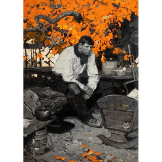 Garde d'enfants - Dean Cornwell — visning af kunstværket