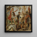 Décio Mus s'adresserende til legionerne - Peter Paul Rubens — indrammet kunstværk på væggen