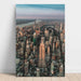 Luftfotosdekoration af New York City