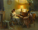 ved klaver - Delphin Enjolras — visning af kunstværket