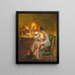 Le boudoir - Delphin Enjolras — indrammet kunstværk på væggen