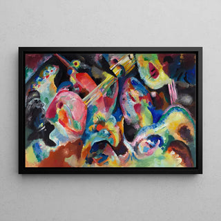 Improviseret Oversvømmelse - Wassily Kandinsky | Kunsttryk Maleri Vægdekoration plakat kopi