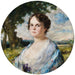 et ung dames halvlængdeportræt - Luma von FleschBrunningen — vist i et interiør