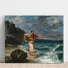 Reproduktion af maleriet Démosthène ved havkanten - Eugène Delacroix