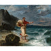 Reproduktion af maleriet Démosthène ved havkanten - Eugène Delacroix