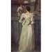 Reproduktion af maleriet La Robe blanche - Dermod O'Brien