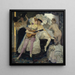 Bag kulisserne - Leo Putz — indrammet kunstværk på væggen