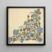 Design til et blomsterprint - Christopher Dresser — indrammet kunstværk på væggen