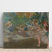 Reproduktion af maleriet af to dansere på scenen - Edgar Degas