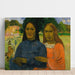 Reproduktion af maleriet To kvinder - Paul Gauguin
