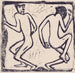 To dansende figurer - Christian Rohlfs — visning af kunstværket