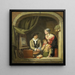 Devenir peintre - Jean-Baptiste Van Eycken — indrammet kunstværk på væggen