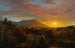Solnedgang i Catskills - DeWitt Clinton Boutelle — visning af kunstværket