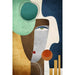 Reproduktion af maleriet Dialogues Visuels | Collage
